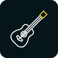 diseño de icono de vector de guitarra