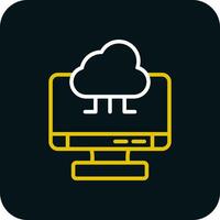Cloud Computing Vector Icon Design
