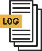 System Logs Vector Icon Design