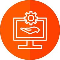 Software Support Vector Icon Design