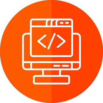 Coding Vector Icon Design