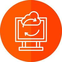 Backup Solutions Vector Icon Design