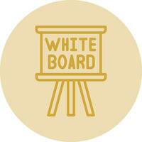 Whiteboard Vector Icon Design