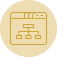 Sitemap Vector Icon Design