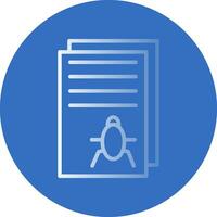 Bug Report Vector Icon Design