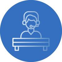 Help Desk Vector Icon Design