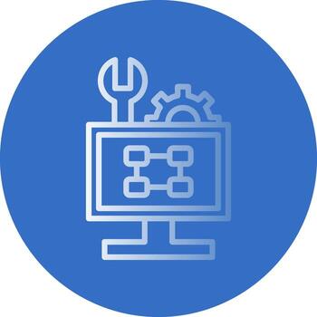 solución de problemas diagrama de flujo vector icono diseño