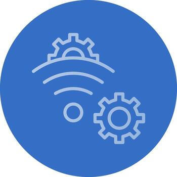 inalámbrico red preparar vector icono diseño