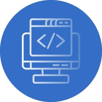 codificación vector icono diseño