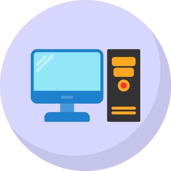 Computer Vector Icon Design