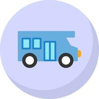 Motor home Vector Icon Design