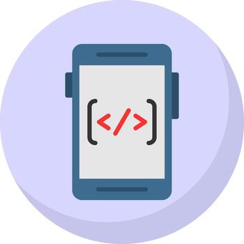 Coding Vector Icon Design