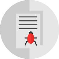 Bug Report Vector Icon Design