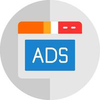 Ads Vector Icon Design