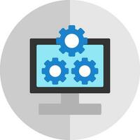 System Configuration Vector Icon Design