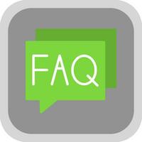 FAQ Vector Icon Design