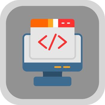 Coding Vector Icon Design