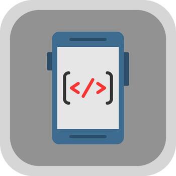 Coding Vector Icon Design