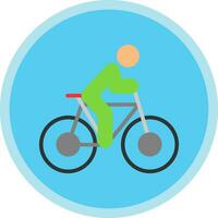 Cycling Vector Icon Design