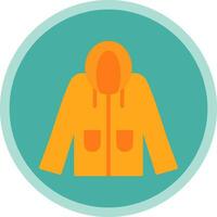 Raincoat Vector Icon Design