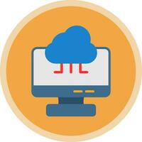 Cloud Computing Vector Icon Design