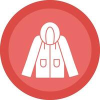 Raincoat Vector Icon Design