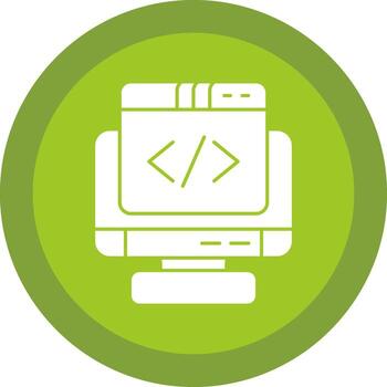 Coding Vector Icon Design