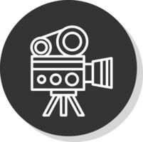 diseño de icono de vector de cámara de video