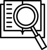 Research Vector Icon Design