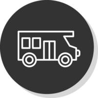 Motor home Vector Icon Design