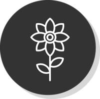 diseño de icono de vector de flor
