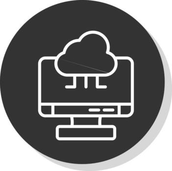 Cloud Computing Vector Icon Design