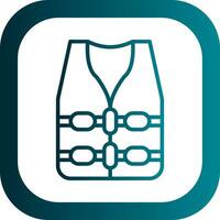 Life jacket Vector Icon Design