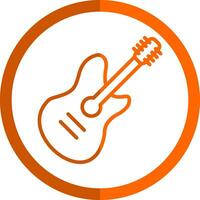 diseño de icono de vector de guitarra