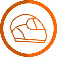 diseño de icono de vector de casco