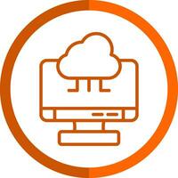 Cloud Computing Vector Icon Design