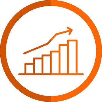 Graph Vector Icon Design