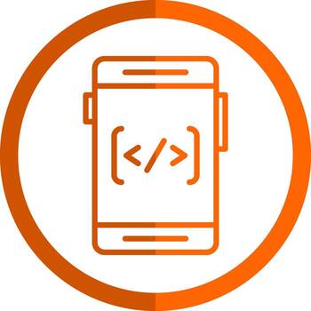 Coding Vector Icon Design