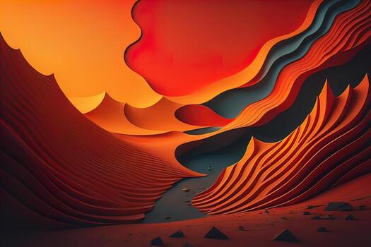 abstract background with colors, creative Design. ai generated photo