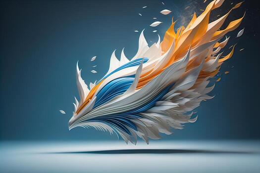 abstract background with colors, creative Design. ai generated photo