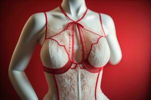 Sensual lingerie on a mannequin. ai generative photo