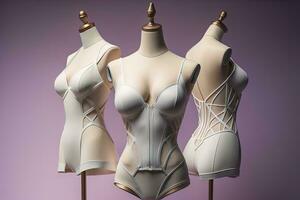 Sensual lingerie on a mannequin. ai generative photo