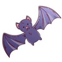 schattig halloween element knuppel png