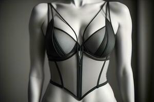 Sensual lingerie on a mannequin. ai generative photo