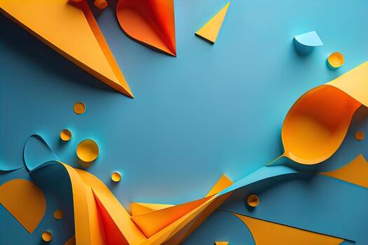 abstract background with colors, creative Design. ai generated photo