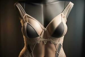 Sensual lingerie on a mannequin. ai generative photo