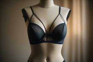 Sensual lingerie on a mannequin. ai generative photo