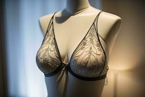 Sensual lingerie on a mannequin. ai generative photo