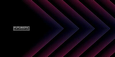Techno abstract background overlap layer on dark space with glowing lines shape decoration. Modern graphic design element future style concept for banner, flyer, card, or brochure cover vector