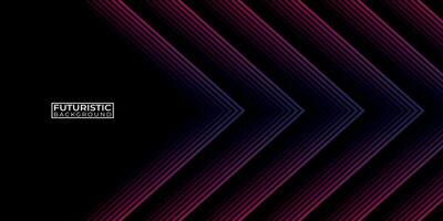 Techno abstract background overlap layer on dark space with glowing lines shape decoration. Modern graphic design element future style concept for banner, flyer, card, or brochure cover vector